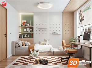 Children Room ScenesSkp FIles 
